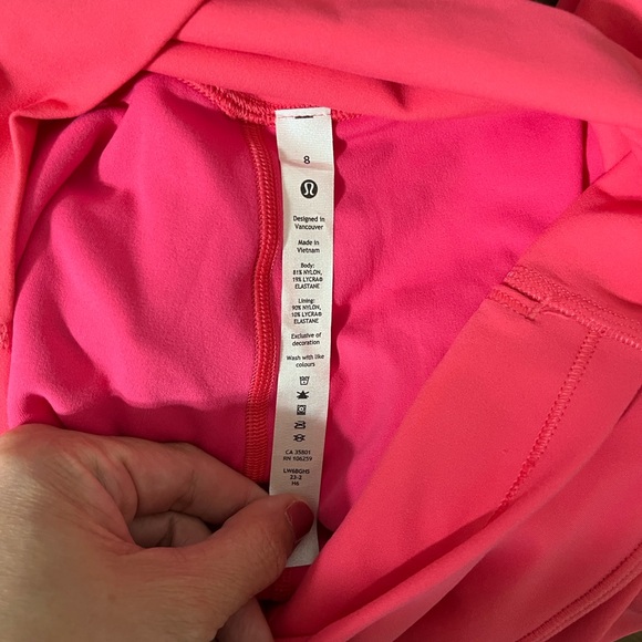 Lululemon Align Pink Cropped 21” Leggings Sz 8 - Picture 6 of 6
